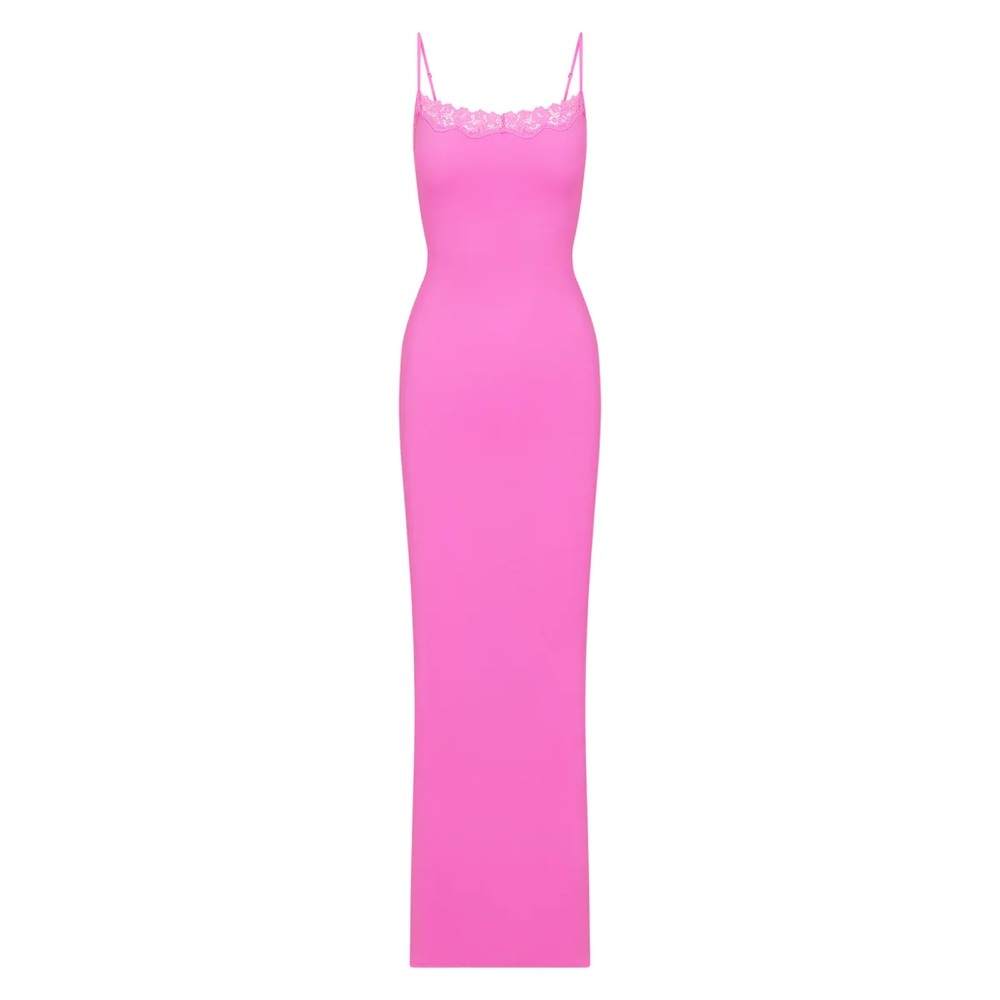Skims fits everybody lace long slip dress